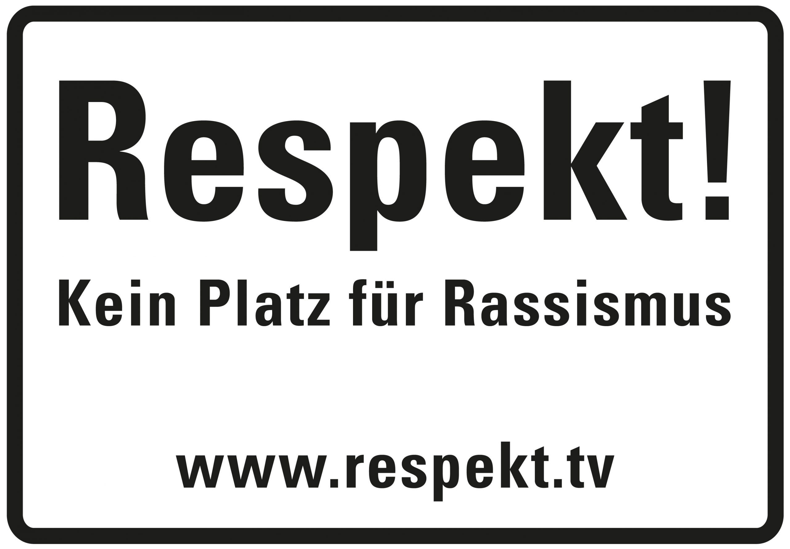 Respekt!-Logo (SW)